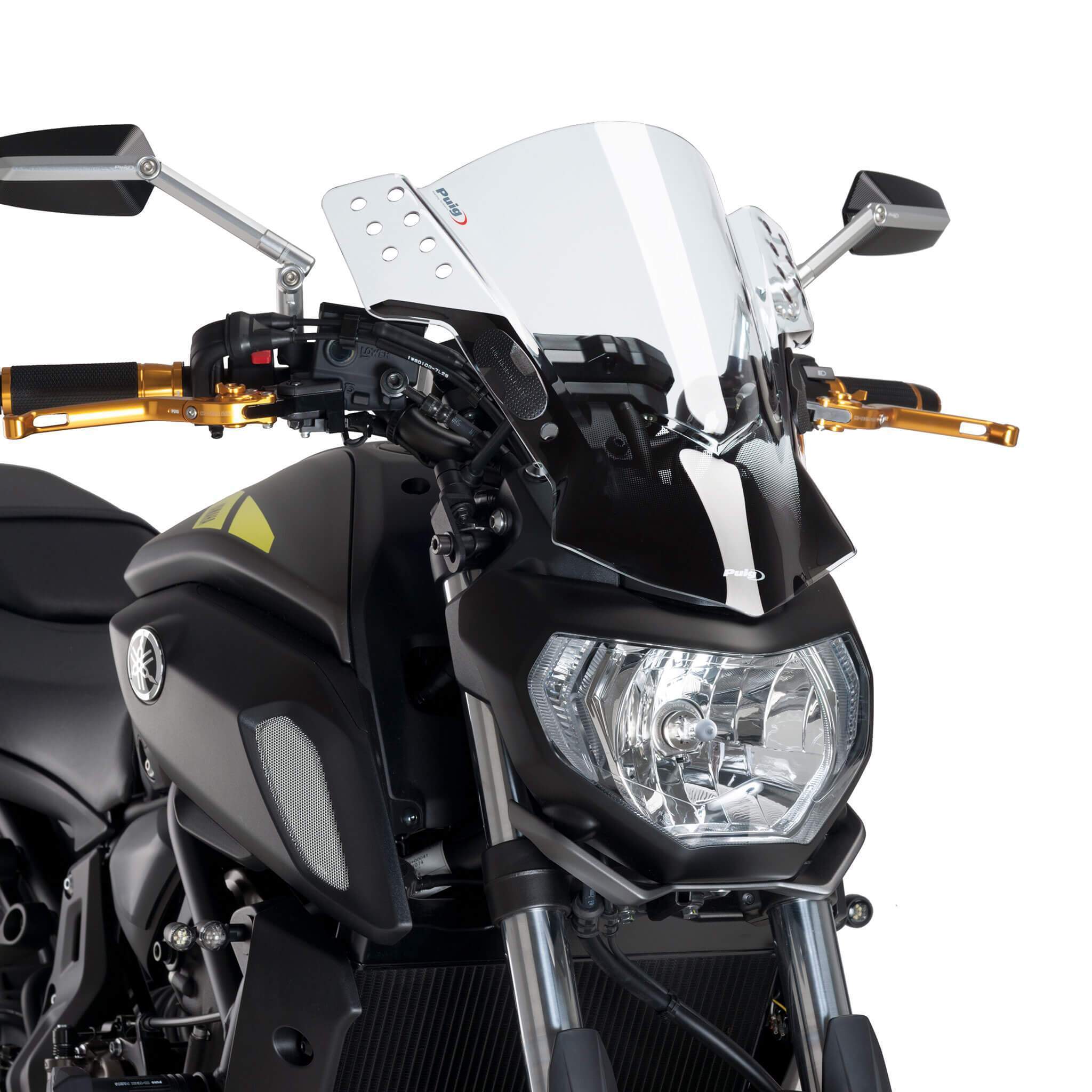 Puig Rafale Screen | Clear | Suzuki GSF 600 Bandit 1996>2004-Screens-Pyramid Motorcycle Accessories