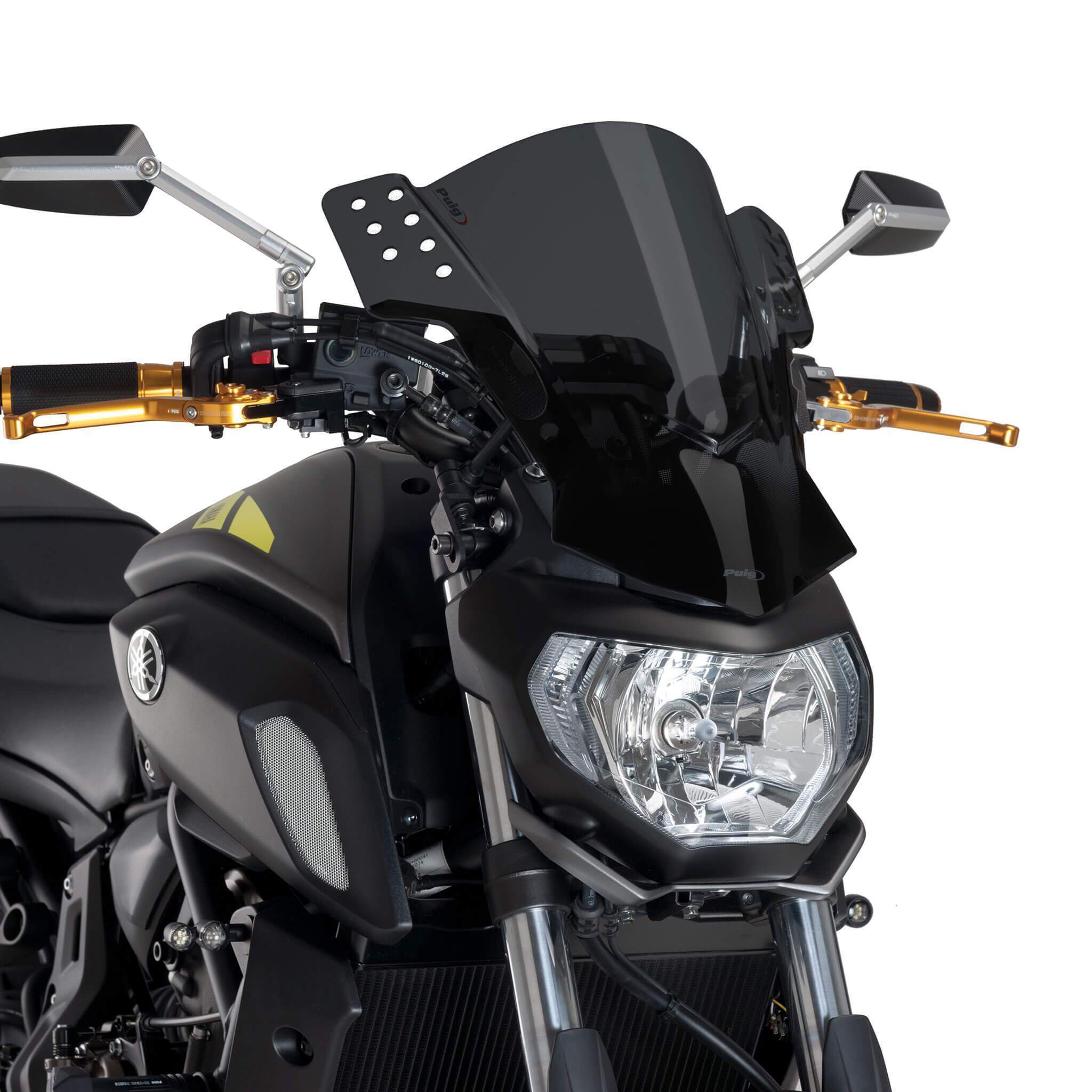 Puig Rafale Screen | Dark Smoke-Screens-Pyramid Motorcycle Accessories