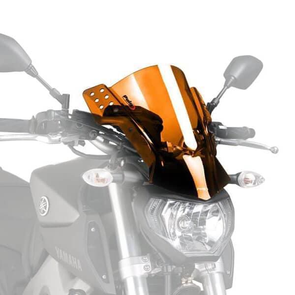 Puig Rafale Screen | Orange | Yamaha MT-07 2014>2016 -  Shop name