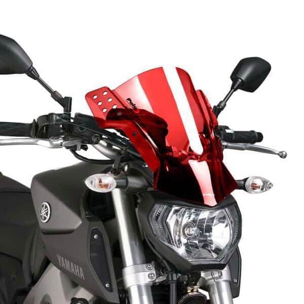 Puig Rafale Screen | Red | Yamaha MT-07 2014>2016 -  Shop name