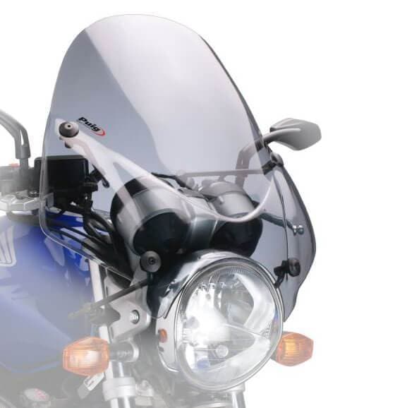 Puig Ranger Screen | Light Smoke | Kawasaki ZR7 1999>2003-M0328H-Screens-Pyramid Motorcycle Accessories