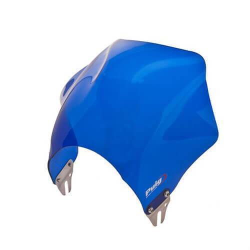 Puig Raptor Screen | Blue | Kawasaki ER-5 1997>2006-Screens-Pyramid Motorcycle Accessories