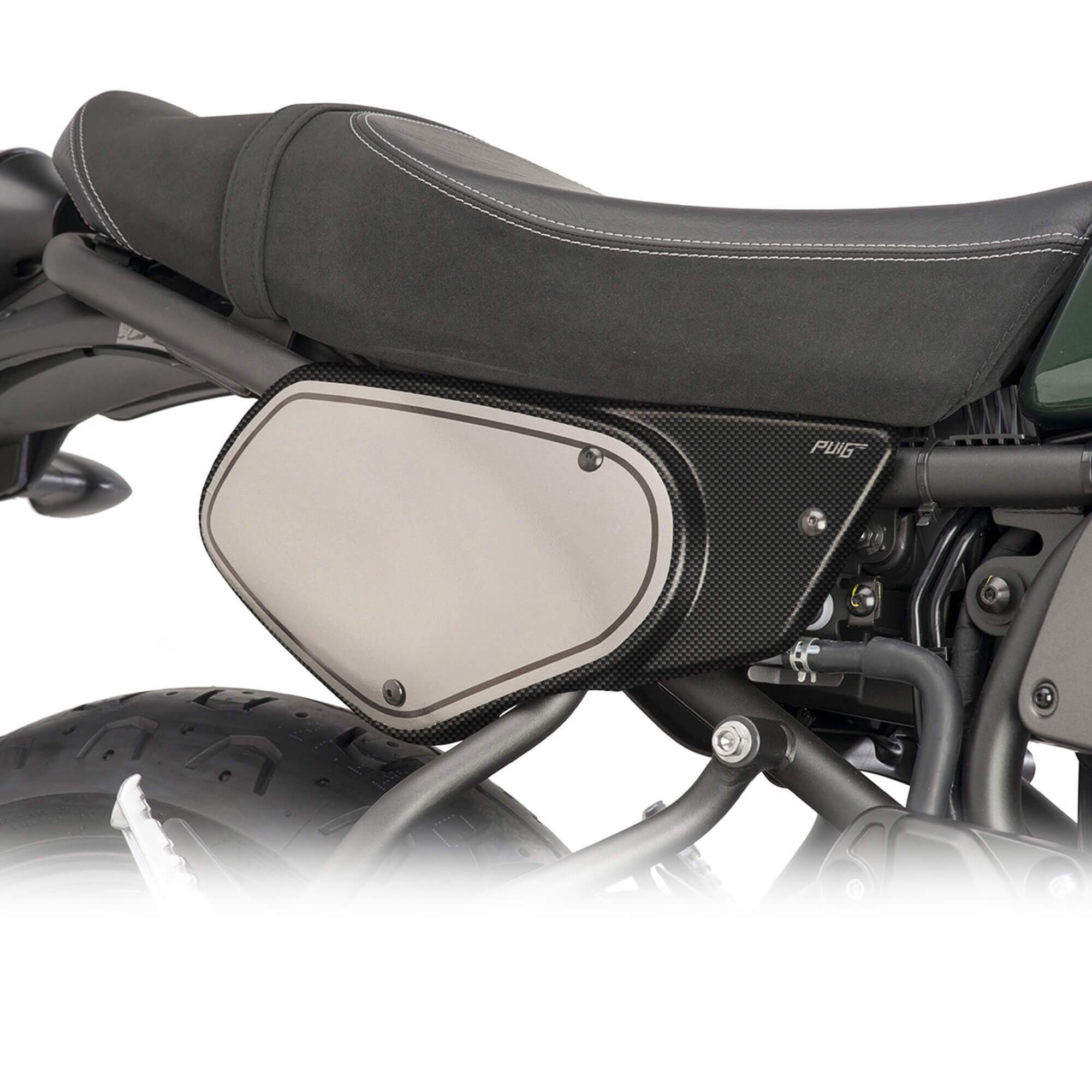 Puig Rear Deflectors | Carbon Look | Yamaha XSR 700 2016>Current-M8562C-Rear Deflectors-Pyramid Motorcycle Accessories