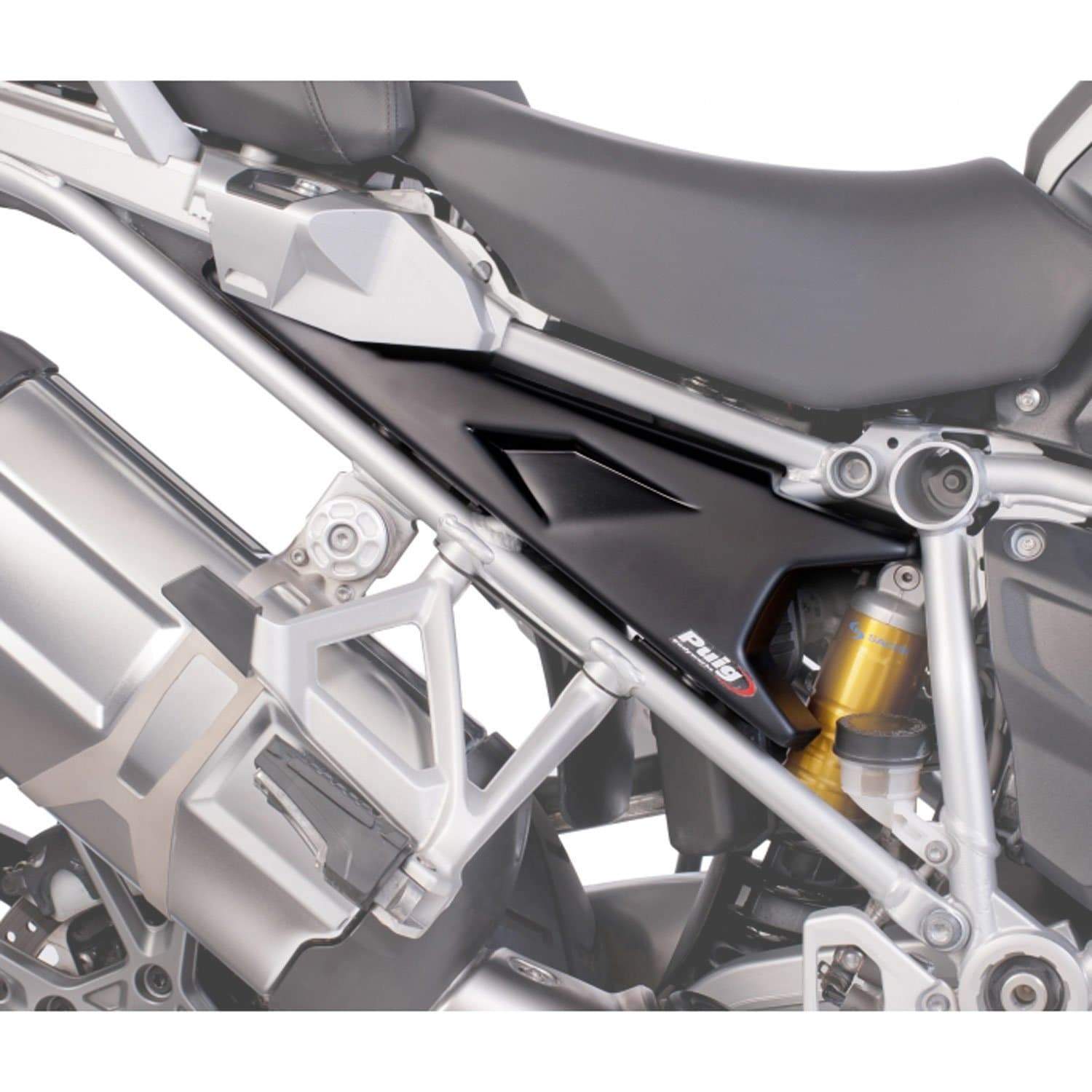 Puig Rear Deflectors | Matte Black | BMW R1200 GS 2013>2018-M6805J-Rear Deflectors-Pyramid Motorcycle Accessories