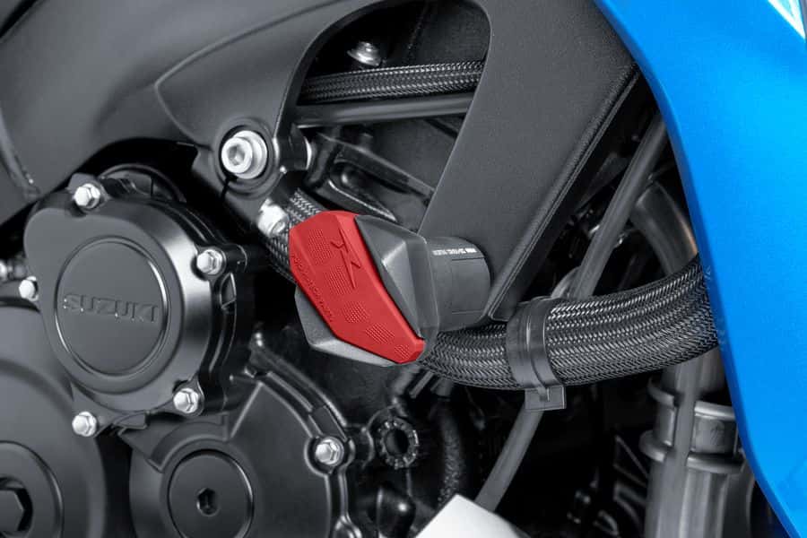 Puig Replacement R12 Frame Sliders (Rubber Caps only) | Red-M6378R-Crash Protection-Pyramid Motorcycle Accessories