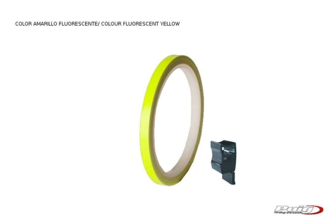 Puig Rim Tape with Applicator | Fluorescent Yellow-M4542G-Rim Tape-Pyramid Motorcycle Accessories