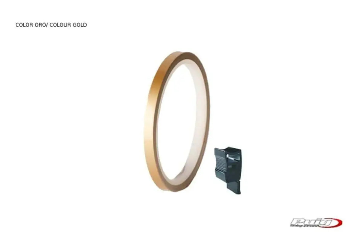 Puig Rim Tape with Applicator | Gold -  Shop name