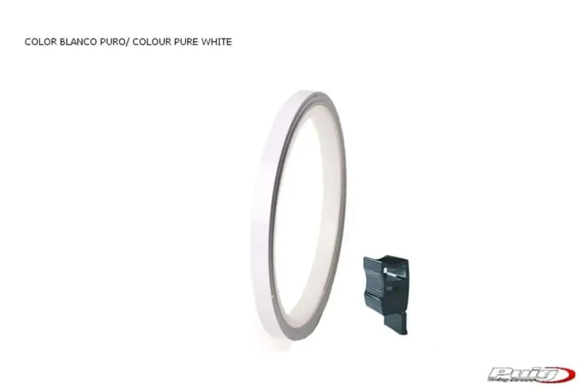 Puig Rim Tape with Applicator | White -  Shop name