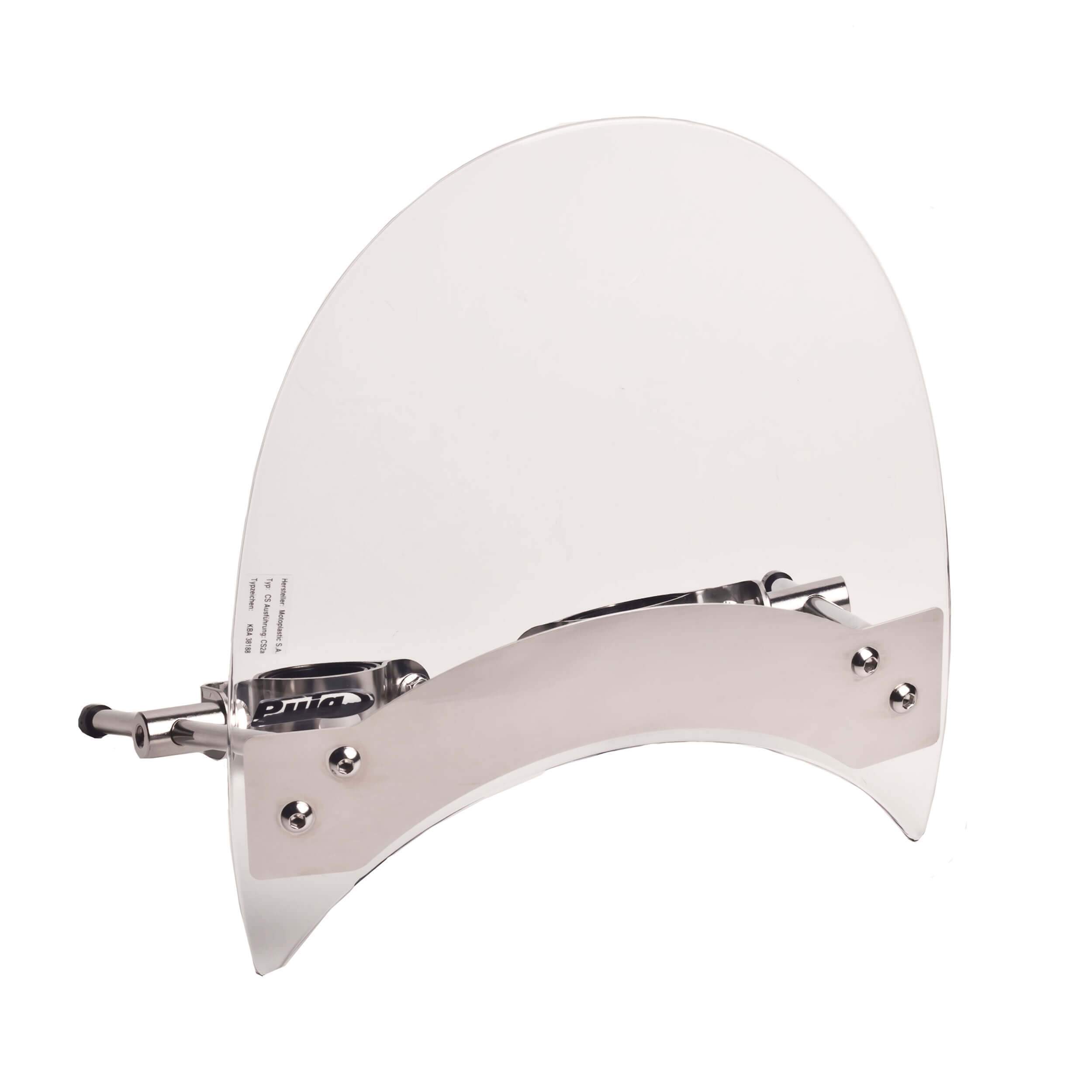 Puig Roadster Screen | Clear | Yamaha V-Max 1985>2002-Screens-Pyramid Motorcycle Accessories