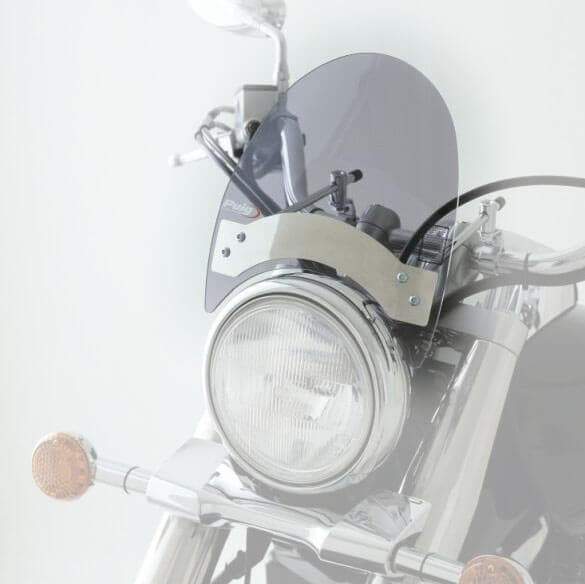 Puig Roadster Screen | Light Smoke | Yamaha XVS 250 Dragstar 2001>2016-Screens-Pyramid Motorcycle Accessories