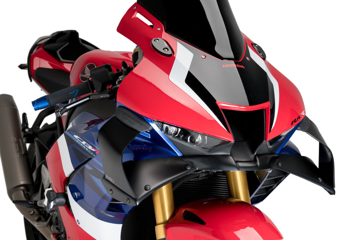 Puig Side Downforce Spoilers | Black | Honda CBR 1000 RR-R 2020>Current