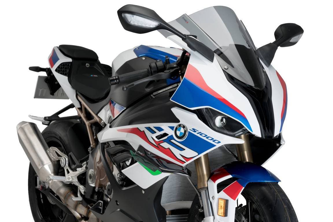 Puig Side Downforce Spoilers | Black/Green | BMW S1000 RR 2019>Current-M3636V-Side Spoilers-Pyramid Motorcycle Accessories
