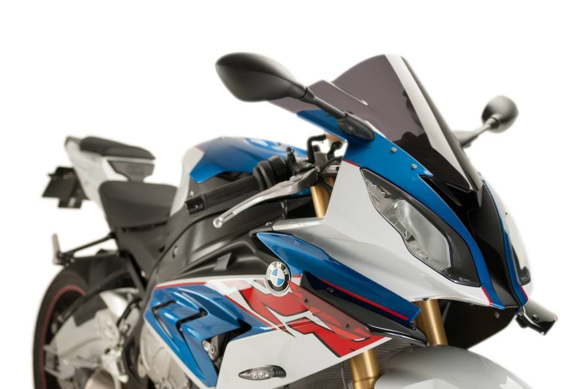 Puig Side Downforce Spoilers | Black/Red | BMW S1000 RR 2015>2018-M9767R-Side Spoilers-Pyramid Motorcycle Accessories