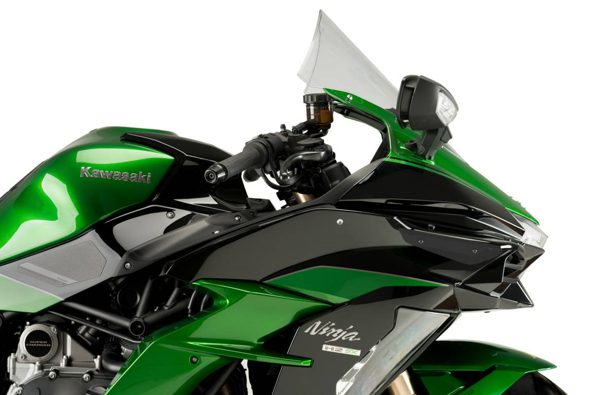 Puig Side Downforce Wings | Black | Kawasaki Ninja H2 SX 2018>2019 -  Shop name