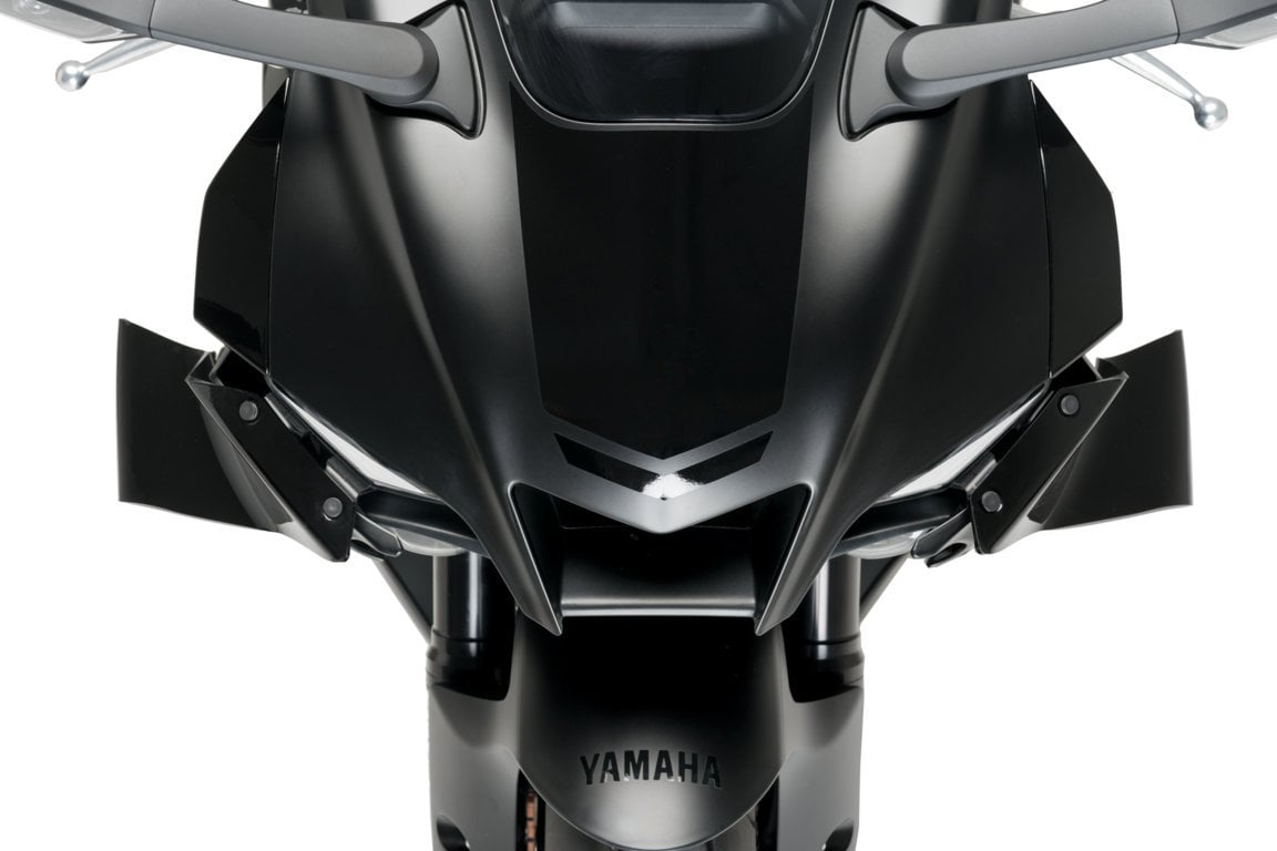 Puig Side Downforce Wings | Black | Yamaha YZF-R1 2020>Current -  Shop name
