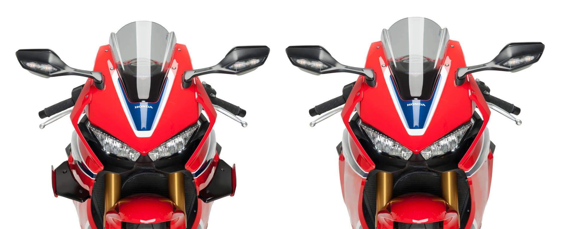 Puig Side Downforce Wings | Black/Red | Honda CBR 1000 RR 2017>2019 -  Shop name