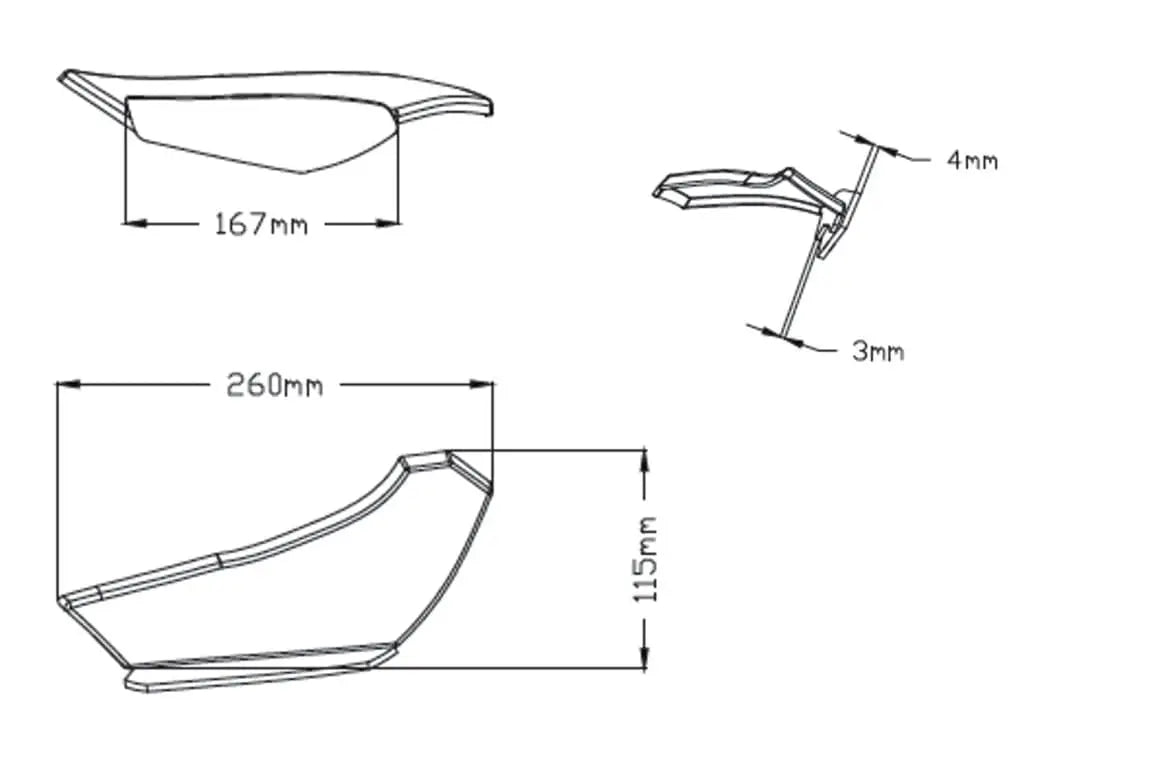 Motorfiets kuip kits voor Kawasaki Z650 Ninja 650 2017-202 koolstofvezel motorfiets compatibel frame paneel kuip zijkap kap accessoires set (kleur: mat zwart