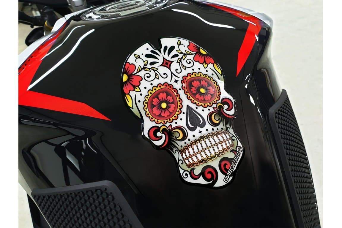 Puig Skull Tank Pad | Red -  Shop name