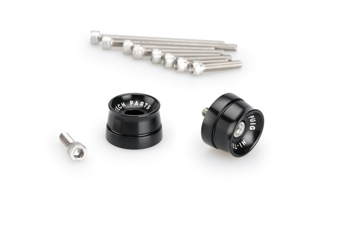 Puig Speed Bar Ends | Black | Suzuki GSX 1200 1999>2000-Bar Ends-Pyramid Motorcycle Accessories