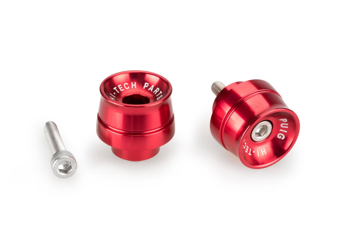 Puig Speed Bar Ends | Red | Honda CBR 650 F 2014>2019-Bar Ends-Pyramid Motorcycle Accessories