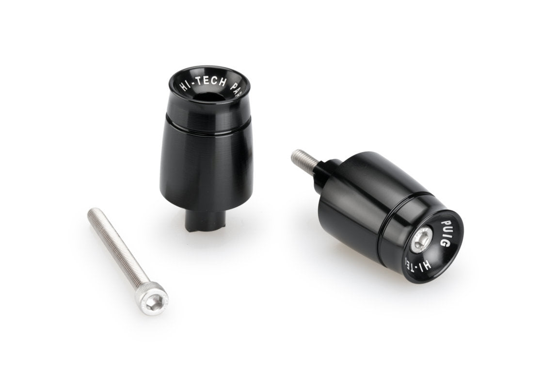Puig Sport Bar Ends | Black | Kawasaki Z 650 2020>Current -  Shop name