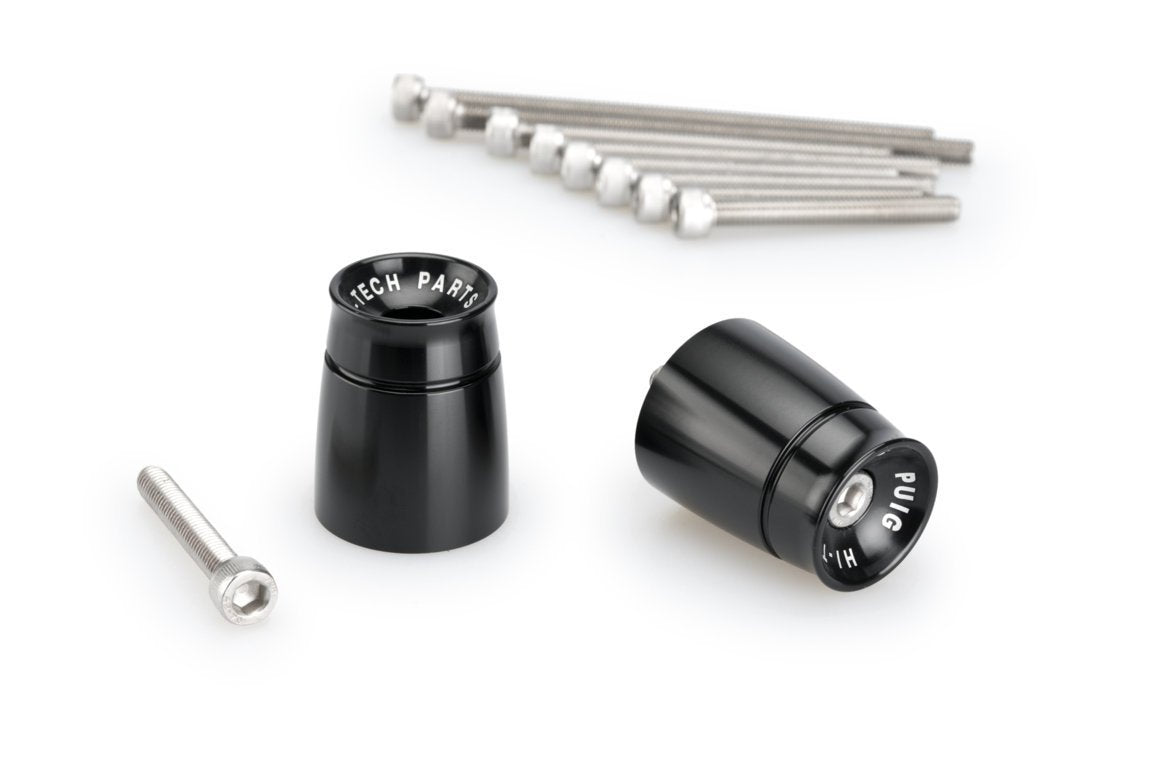 Puig Sport Bar Ends | Black | Suzuki Burgman 400 2017>Current -  Shop name