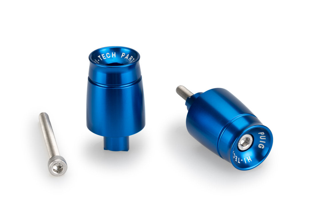 Puig Sport Bar Ends | Blue | Kawasaki Z 650 2020>Current -  Shop name