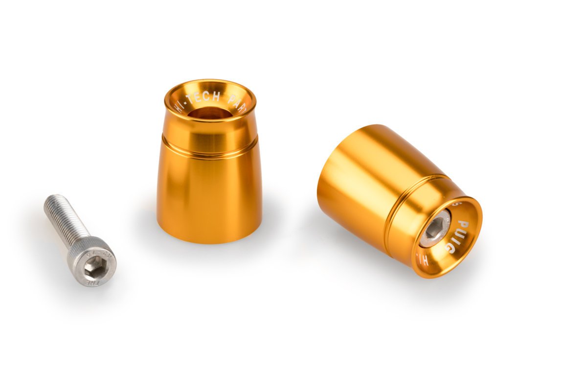 Puig Sport Bar Ends | Gold | Kawasaki Z 900 RS SE 2022>Current-Bar Ends-Pyramid Motorcycle Accessories