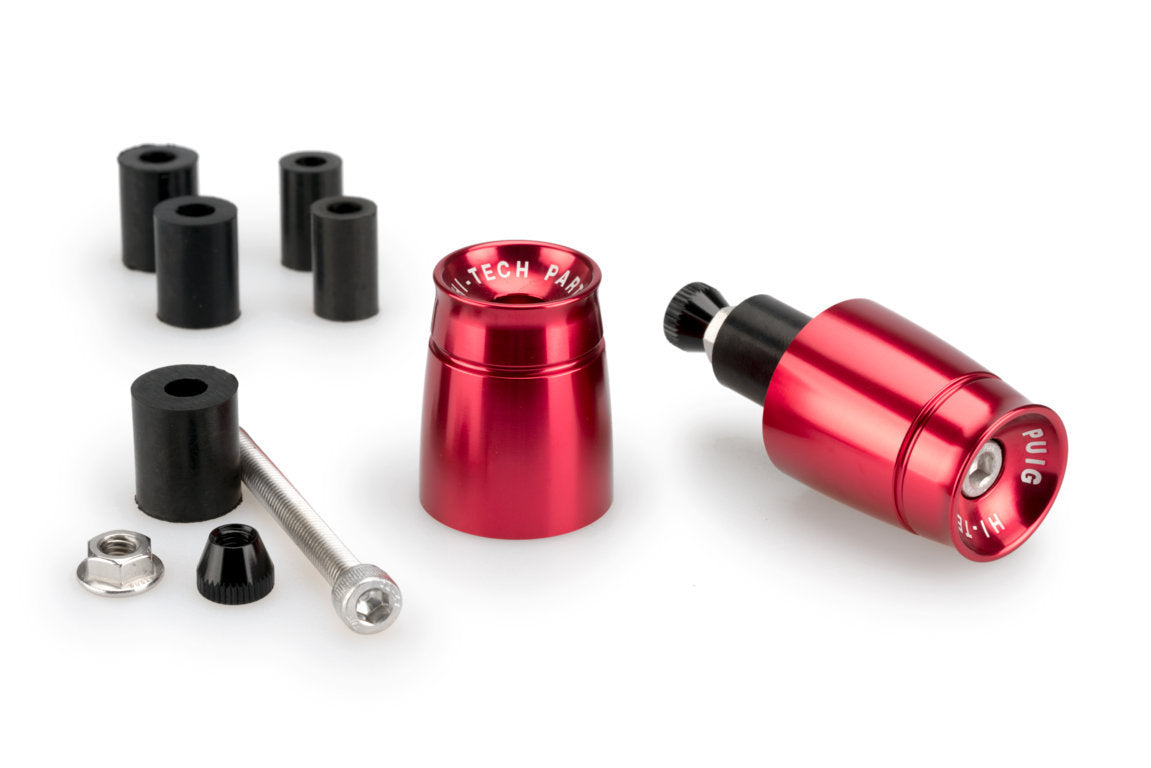 Puig Sport Bar Ends | Red -  Shop name