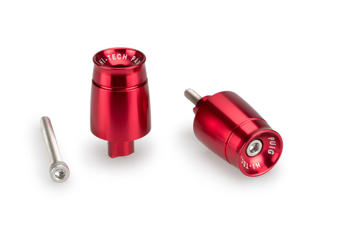Puig Sport Bar Ends | Red | Kawasaki Z 650 2020>Current -  Shop name