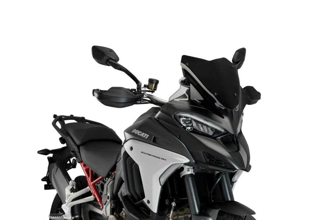 Puig Sport Screen | Black (Opaque) | Ducati Multistrada V4 2021>Current -  Shop name