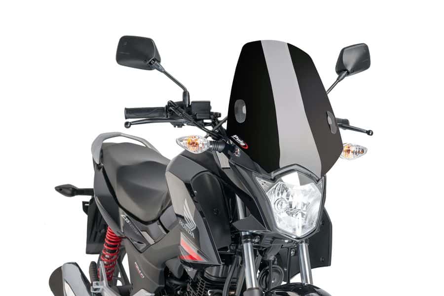 Puig Sport Screen | Black (Opaque) | Honda CB 125 F 2015>2022 -  Shop name