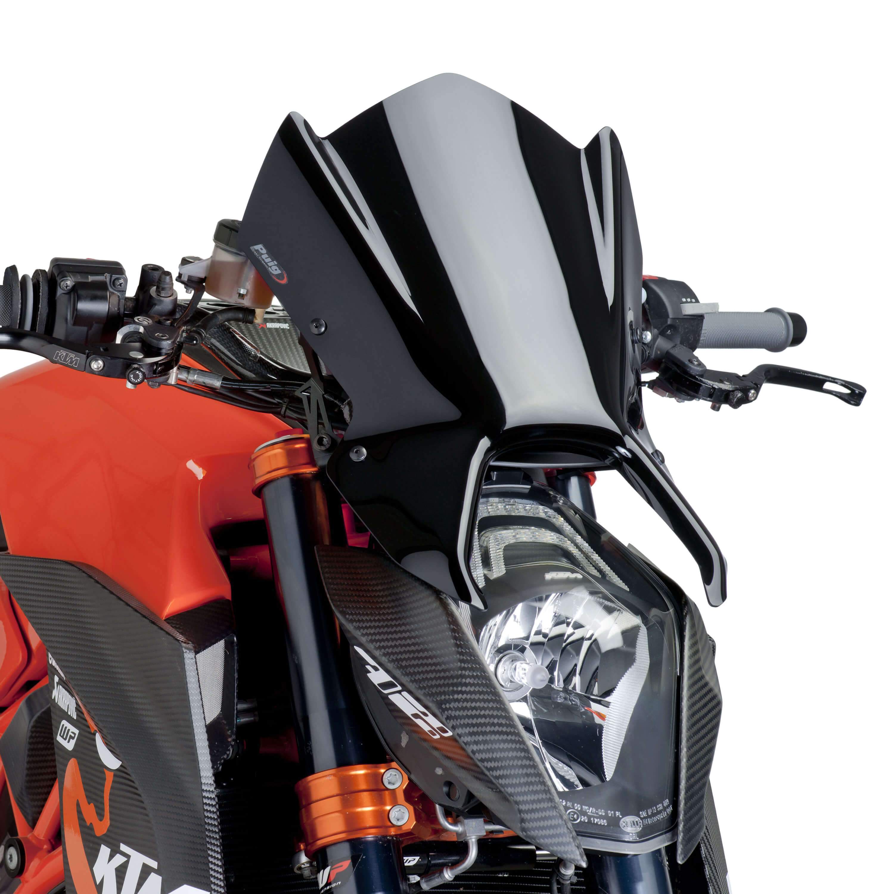 Puig Sport Screen | Black (Opaque) | KTM 1290 Super Duke R 2014>2016 -  Shop name