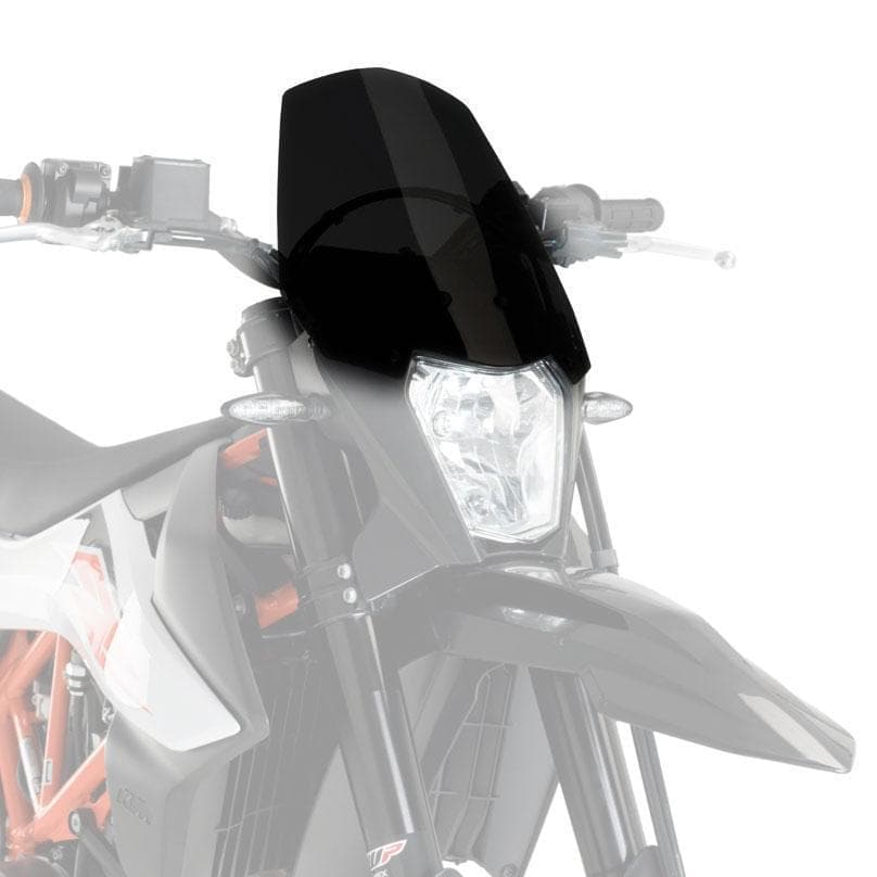 Puig Sport Screen | Black (Opaque) | KTM 690 Enduro R 2019>Current-M3586N-Screens-Pyramid Motorcycle Accessories