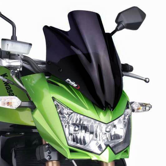 Puig Sport Screen | Black (Opaque) | Kawasaki Z 750 2007>2012 -  Shop name