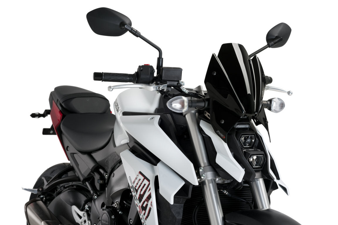 Puig Sport Screen | Black (Opaque) | Suzuki GSX-S 1000 2021>Current -   Pyramid Motorcycle Accessories