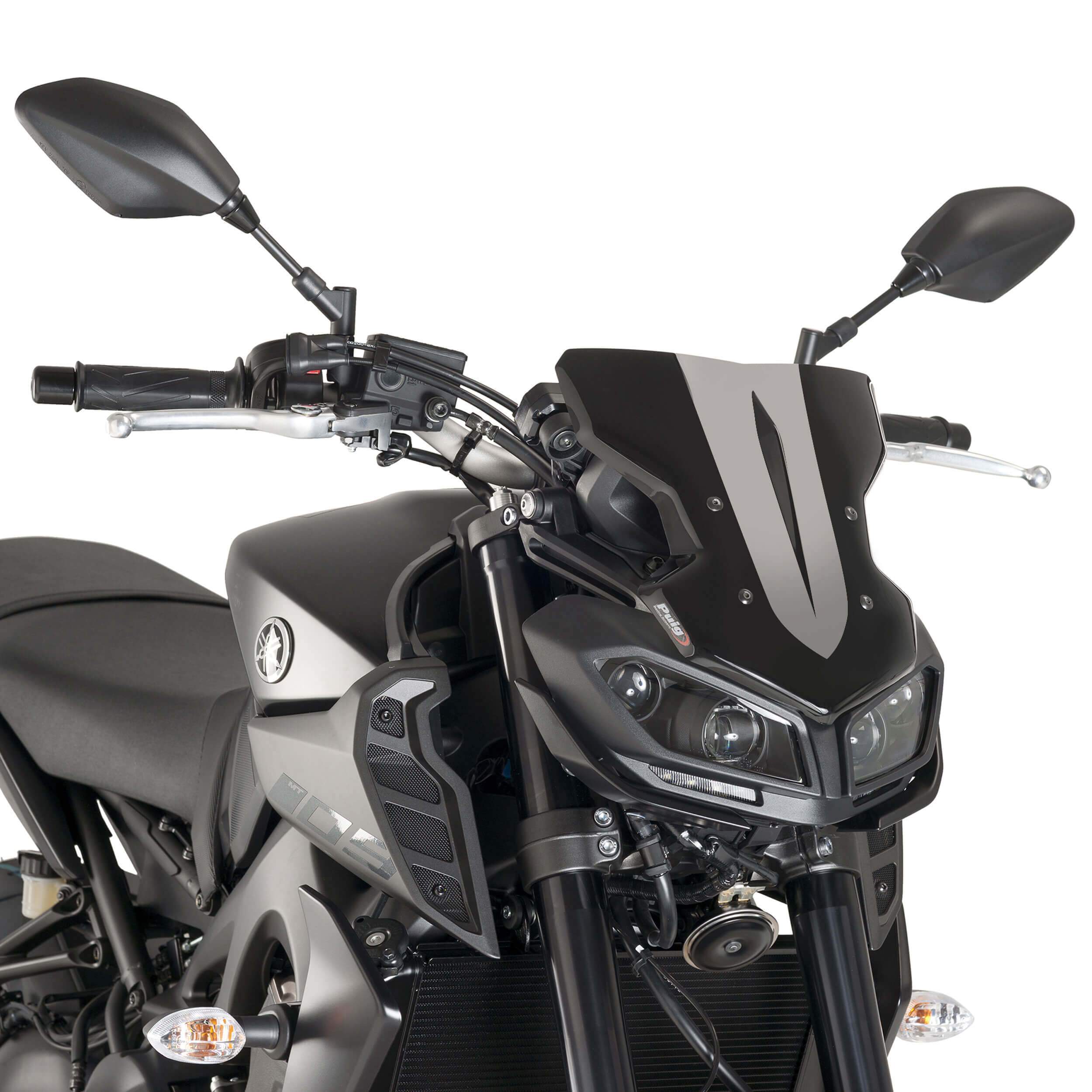 Puig Sport Screen | Black (Opaque) | Yamaha MT-09 SP 2018>2020 -  Shop name