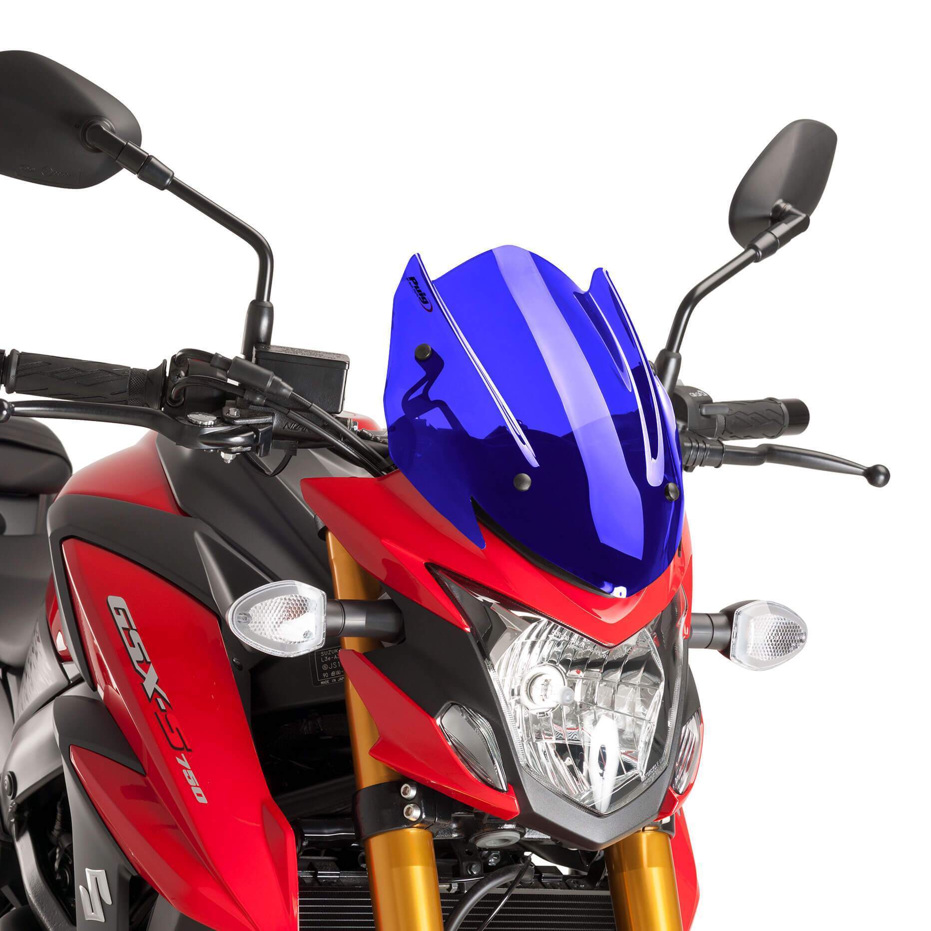 Puig Sport Screen | Blue | Suzuki GSX-S 750 2017>2021 -  Shop name