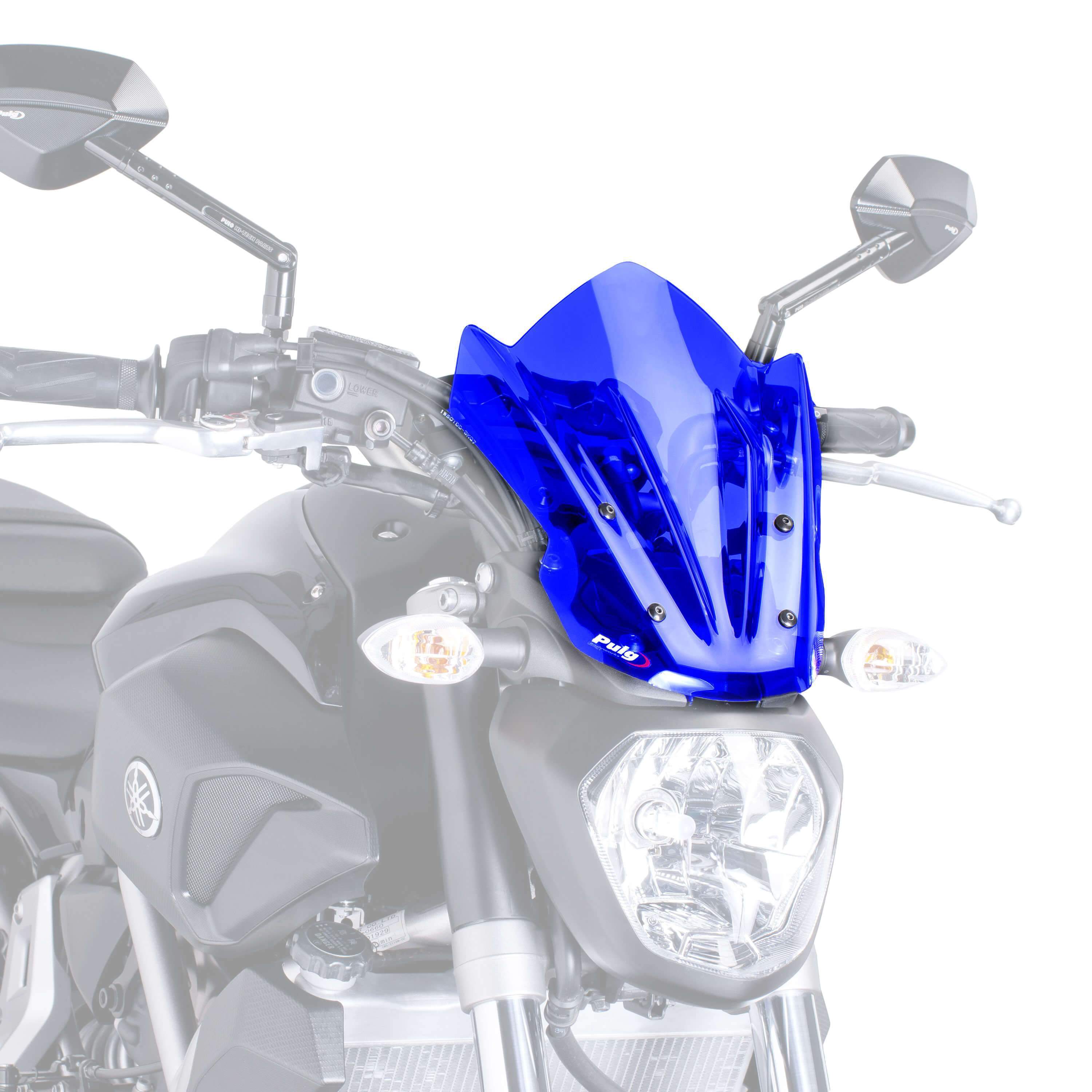 Puig Sport Screen | Blue | Yamaha MT-07 2014>2017 -  Shop name