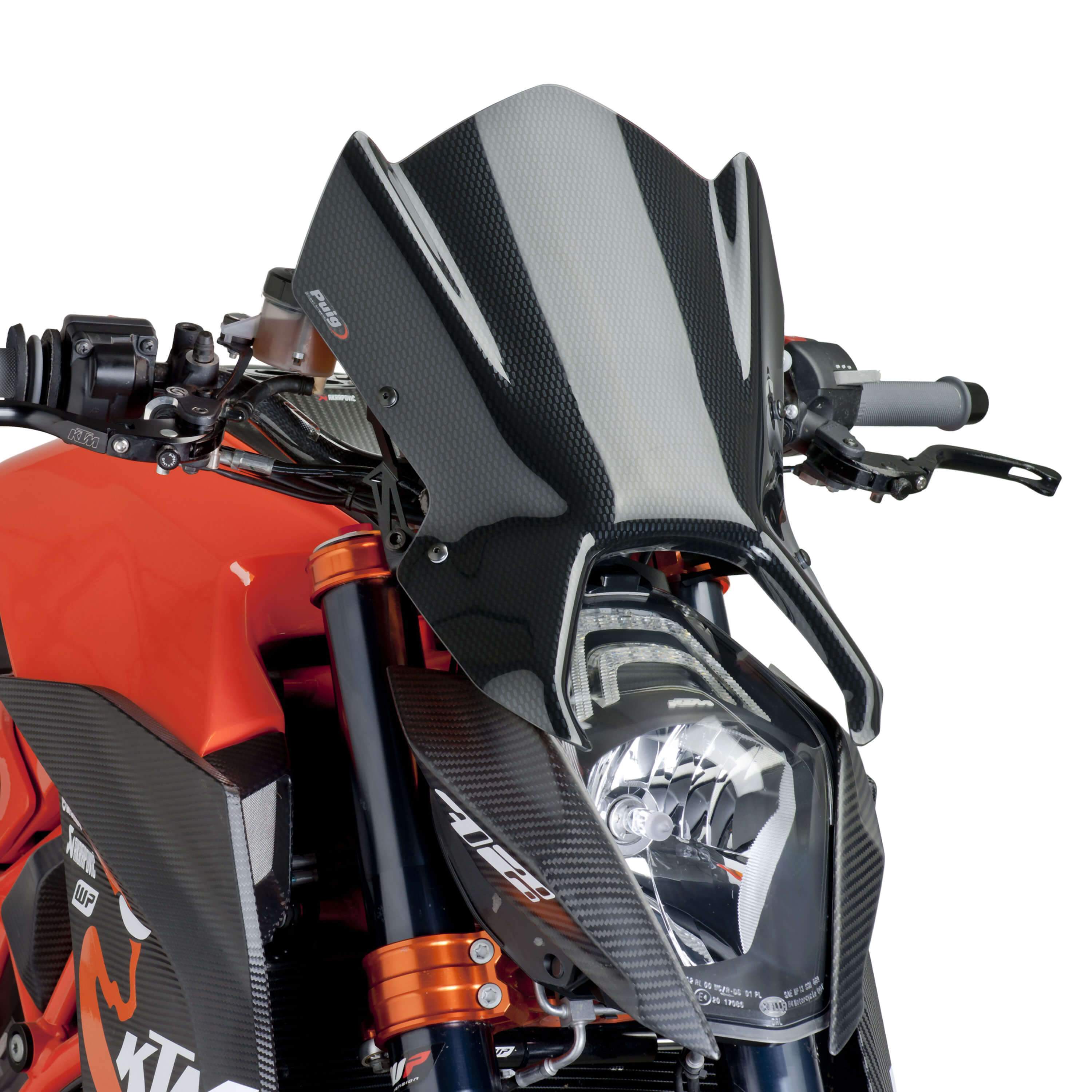 Puig Sport Screen | Carbon Look | KTM 1290 Super Duke R 2014>2016 -  Shop name