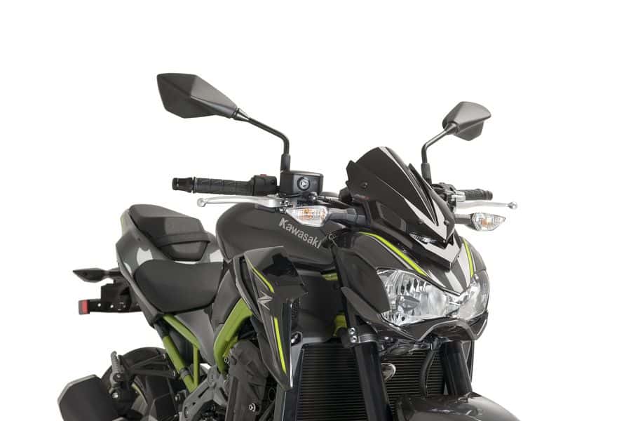Puig Sport Screen | Carbon Look | Kawasaki Z 900 2017>2019-M9689C-Screens-Pyramid Motorcycle Accessories