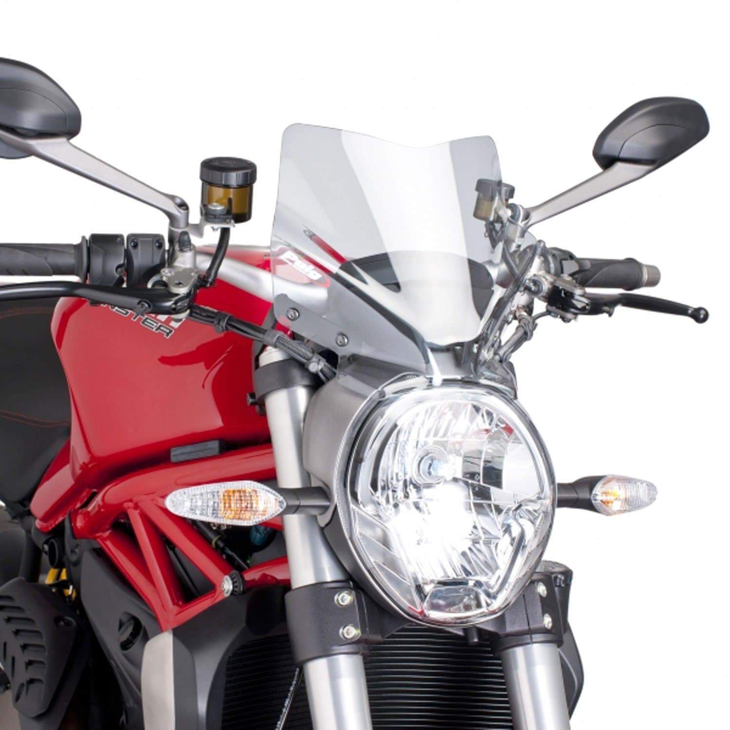 Puig Sport Screen | Clear | Ducati Monster 821 2014>2020 -  Shop name