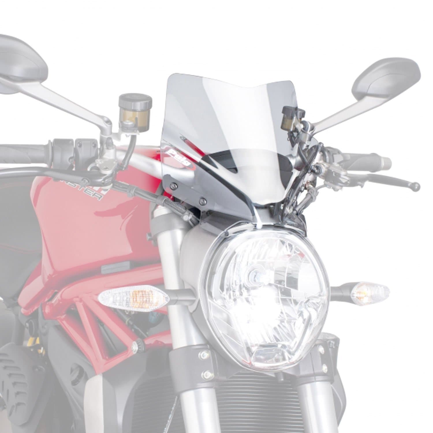 Puig Sport Screen | Clear | Ducati Monster 821 2014>2020 -  Shop name