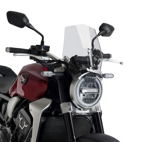 Puig Sport Screen | Clear | Honda CB 1000 R 2018>2020 -   Pyramid Motorcycle Accessories