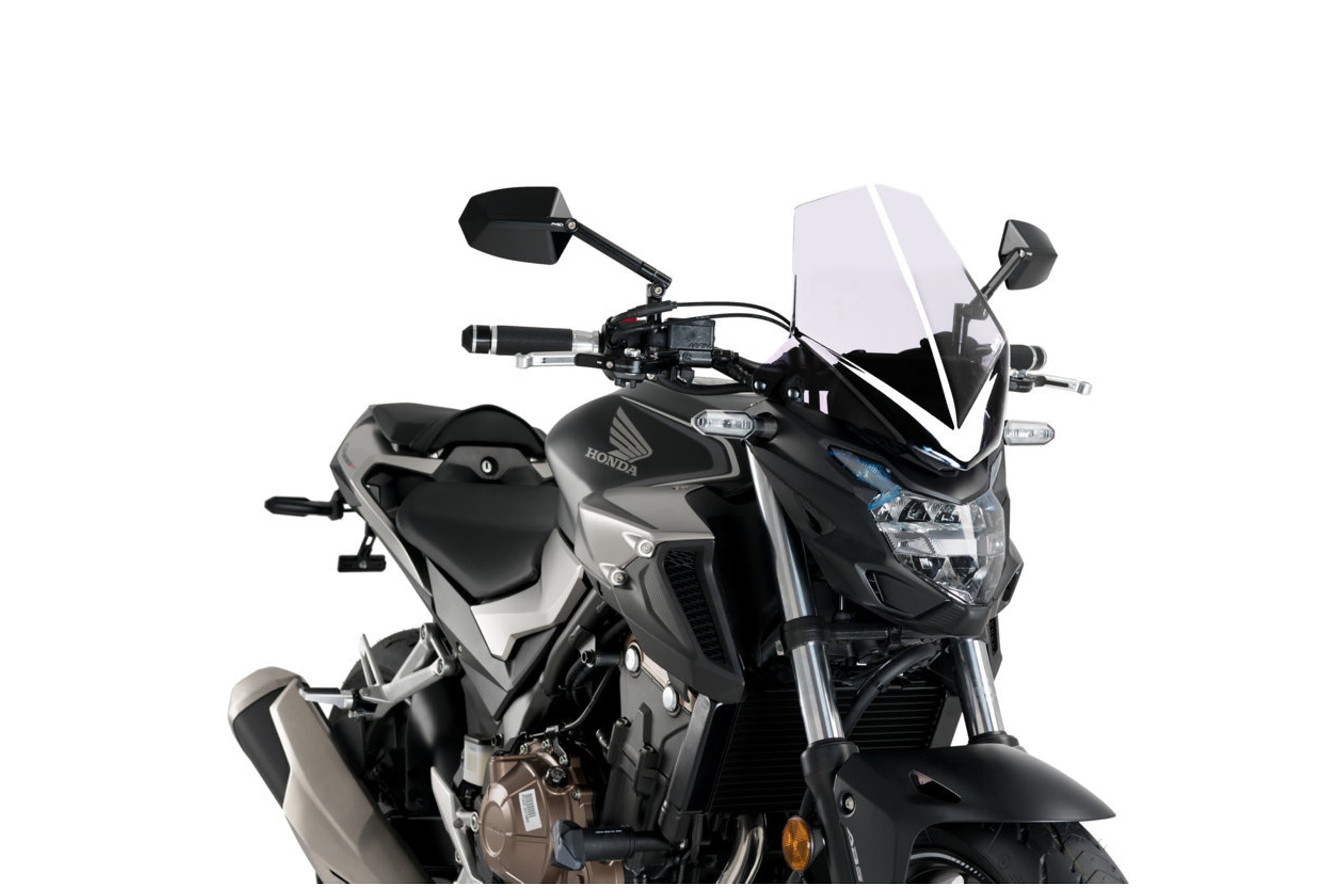 Puig Sport Screen | Clear | Honda CB 500 F 2016>Current-M3657W-Screens-Pyramid Motorcycle Accessories