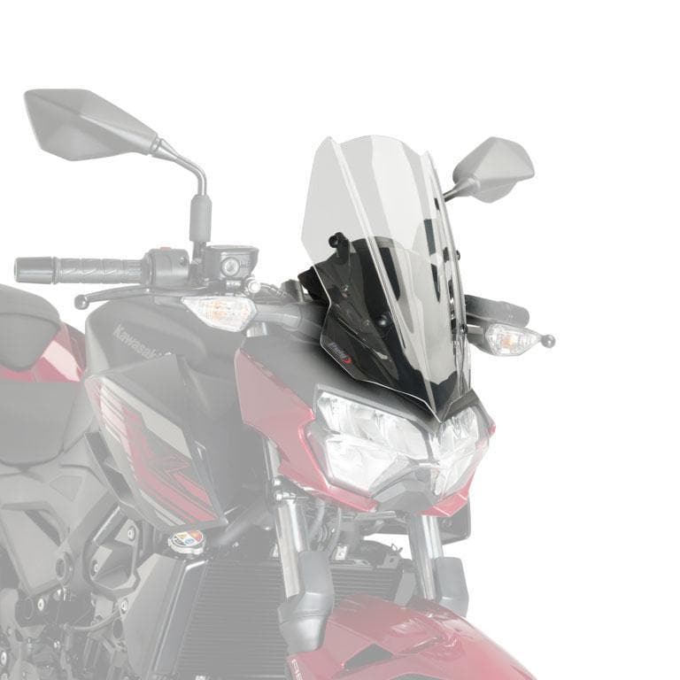 Puig Sport Screen | Clear | Kawasaki Z 400 2019>Current-Screens-Pyramid Motorcycle Accessories