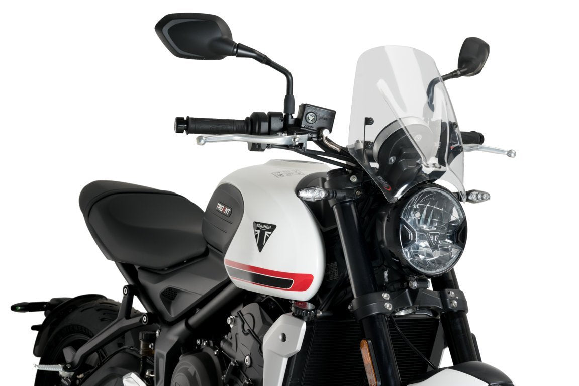 Puig Sport Screen | Clear | Triumph Trident 660 2021>Current-Screens-Pyramid Motorcycle Accessories