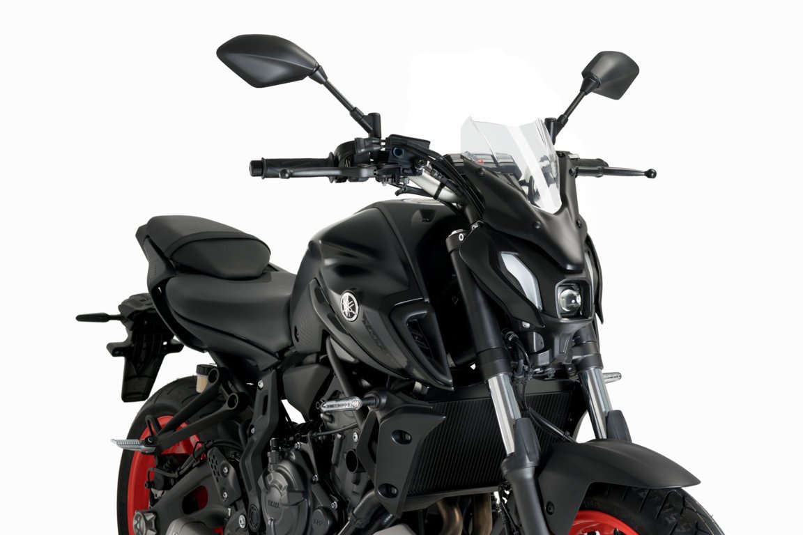 Puig Sport Screen | Clear | Yamaha MT-07 2021>Current-Screens-Pyramid Motorcycle Accessories