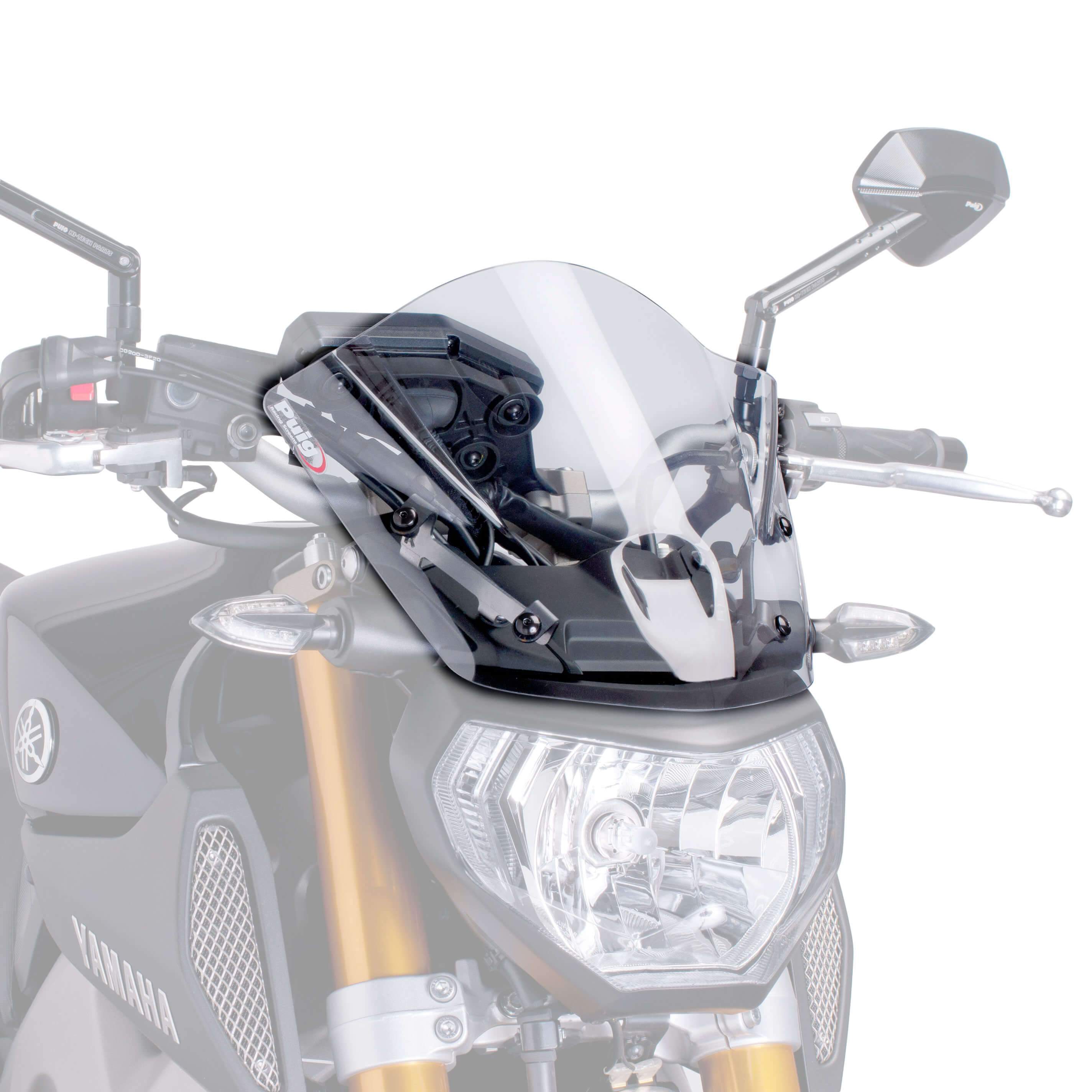Puig Sport Screen | Clear | Yamaha MT-09 2013>2016 -  Shop name