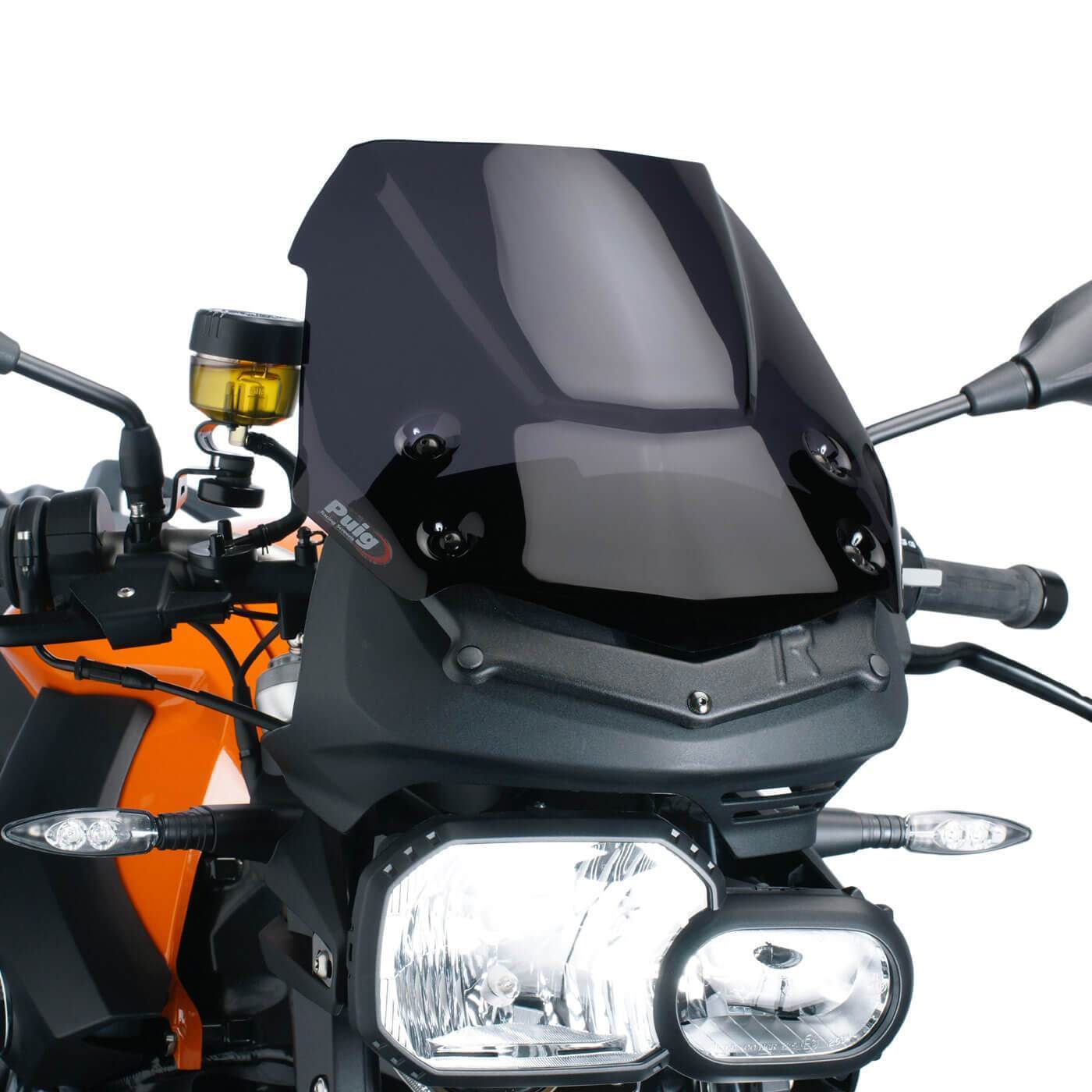 Puig Sport Screen | Dark Smoke | BMW F800 R 2009>2014-M5051F-Screens-Pyramid Motorcycle Accessories